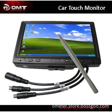 7inch Car Touchscreen LED Monitor with VGA USB AV Input